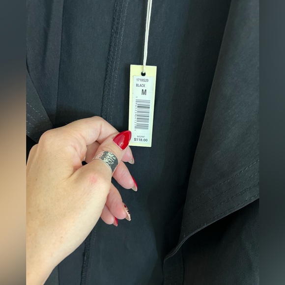 NWT Max Studio Drape Front Blazer M - Picture 3 of 4